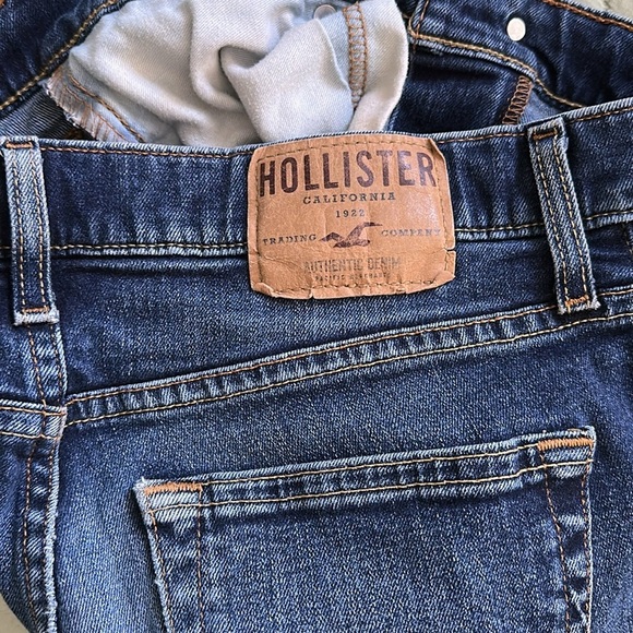 Hollister “Skinny Jean“ Men’s 5 Pocket Denim Whiskering Zipper Fly 30 X 32 - Picture 5 of 11